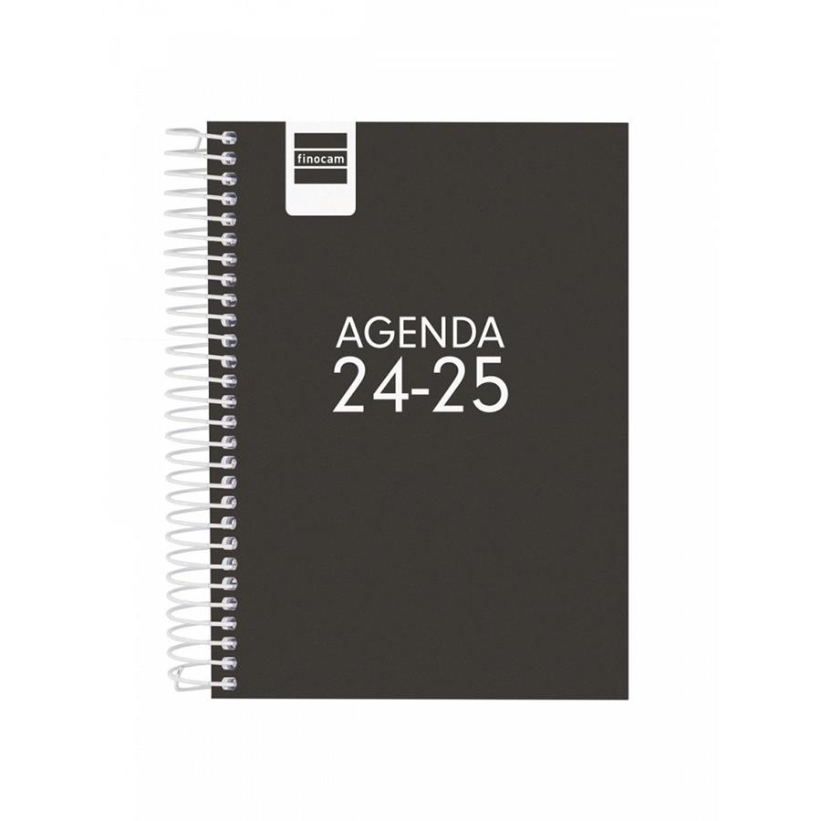 AGENDA COOL 1/8 1 DIA PÀGINA 24-25 NEGRA | 8422952377115 | FINOCAM | Llibreria Online de Banyoles | Comprar llibres en català i castellà online