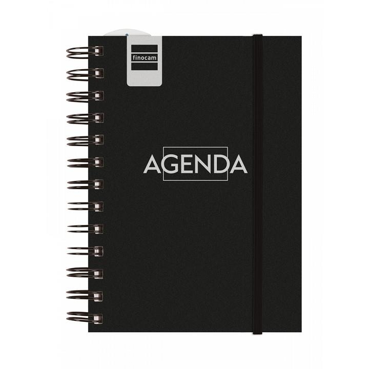 AGENDA MINI INSTITUT 1/8 SETMANA VISTA HORITZONTAL 24-25 NEGRA | 8422952377702 | FINOCAM | Llibreria Online de Banyoles | Comprar llibres en català i castellà online