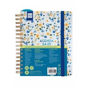 AGENDA DISSENY MAGISTRAL 1/4 SETMANA VISTA HORITZONTAL 24-25 FLORS | 8422952380214 | FINOCAM | Llibreria Online de Banyoles | Comprar llibres en català i castellà online