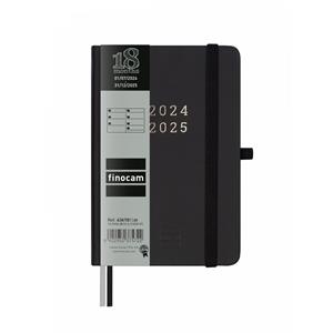 AGENDA MINIMAL SETMANA VISTA HORITZONTAL 24-25 NEGRE | 8422952375753 | FINOCAM | Llibreria Online de Banyoles | Comprar llibres en català i castellà online