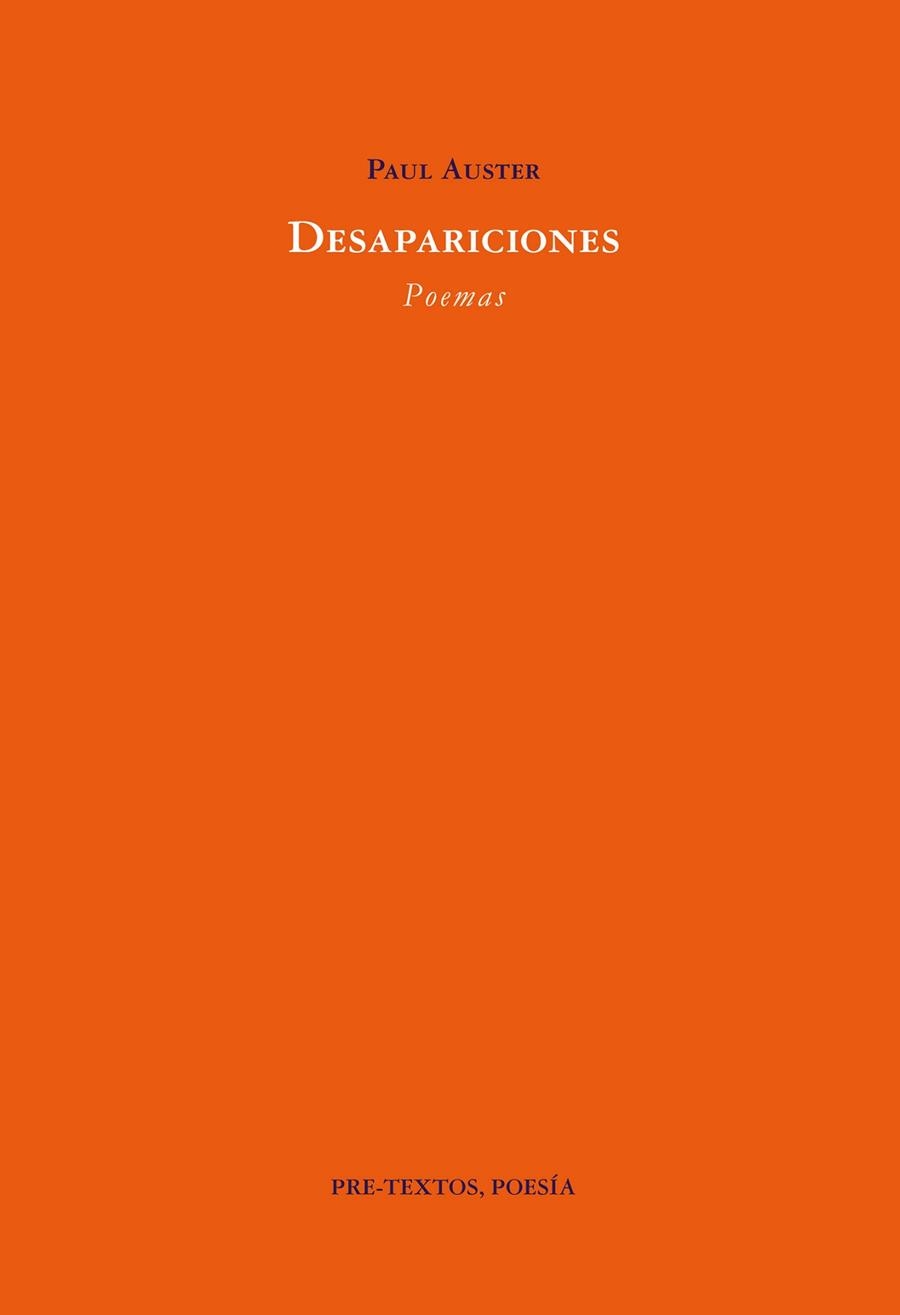 DESAPARICIONES | 9788481910858 | AUSTER, PAUL | Llibreria L'Altell - Llibreria Online de Banyoles | Comprar llibres en català i castellà online - Llibreria de Girona