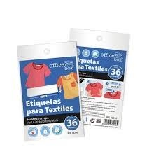 ETIQUETES PER A TÈXTILS BOSSA AMB 36 UNITATS 4,5X1,2CM | 8435258322369 | OFFICE BOXE | Llibreria L'Altell - Llibreria Online de Banyoles | Comprar llibres en català i castellà online - Llibreria de Girona