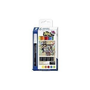 CAPSA DE 6 MARCADORS ACRÍLICS LUMOCOLOR | 4007817087701 | STAEDTLER | Llibreria L'Altell - Llibreria Online de Banyoles | Comprar llibres en català i castellà online - Llibreria de Girona