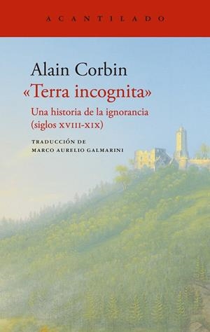 TERRA INCOGNITA | 9788419958020 | CORBIN, ALAIN | Llibreria Online de Banyoles | Comprar llibres en català i castellà online