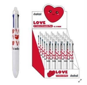 BOLÍGRAF ITOTAL 4 COLORS COR "LOVE" | 8059037076771 | Llibreria L'Altell - Llibreria Online de Banyoles | Comprar llibres en català i castellà online - Llibreria de Girona