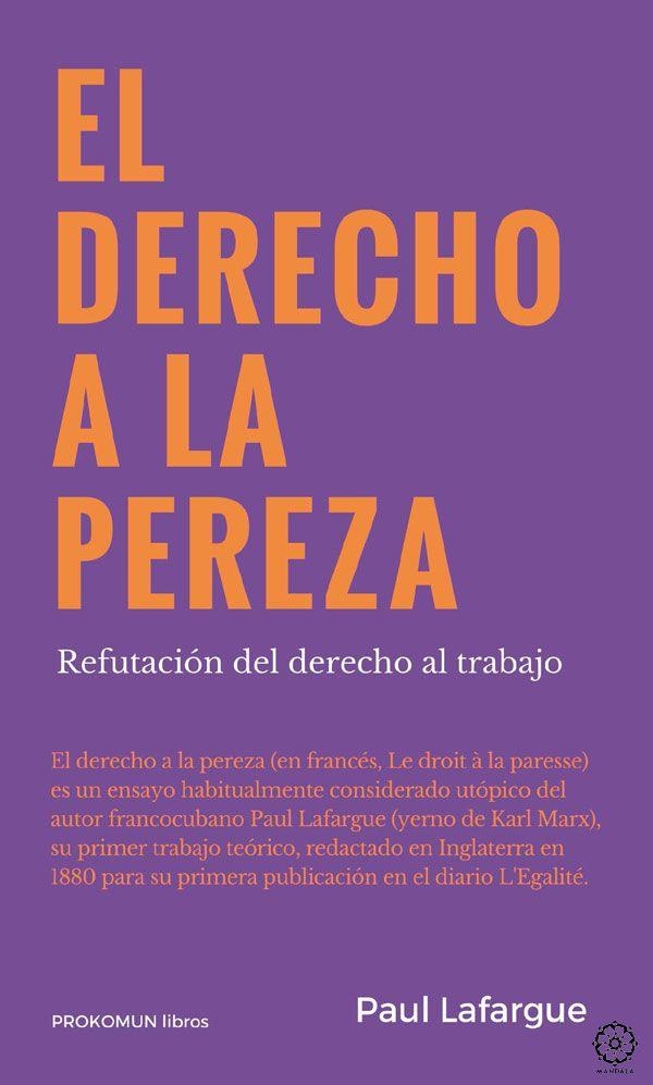 DERECHO A LA PEREZA, EL | 9788416765478 | LAFARGUE, PAUL | Llibreria L'Altell - Llibreria Online de Banyoles | Comprar llibres en català i castellà online - Llibreria de Girona