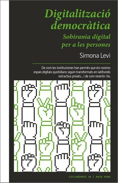 DIGITALITZACIÓ DEMOCRÀTICA | 9788419206084 | LEVI, SIMONA | Llibreria L'Altell - Llibreria Online de Banyoles | Comprar llibres en català i castellà online - Llibreria de Girona