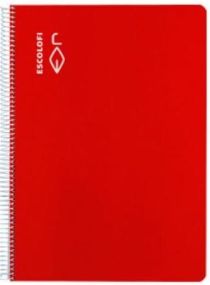 LLIBRETA ESPIRAL A5 RATLLADA 100 FULLS 70GR VERMELLA | 8427195032616 | ESCOLOFI | Llibreria L'Altell - Llibreria Online de Banyoles | Comprar llibres en català i castellà online - Llibreria de Girona