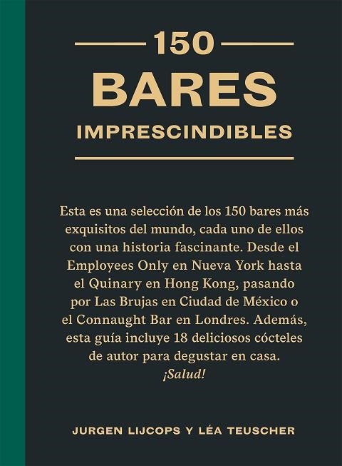 150 BARES IMPRESCINDIBLES | 9788419043450 | LIJCOPS, JURGEN | Llibreria L'Altell - Llibreria Online de Banyoles | Comprar llibres en català i castellà online - Llibreria de Girona
