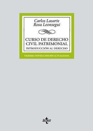 CURSO DE DERECHO CIVIL PATRIMONIAL | 9788430990443 | LASARTE, CARLOS | Llibreria Online de Banyoles | Comprar llibres en català i castellà online