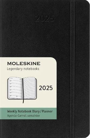 AGENDA  SETMANAL 2025 P NEGRA TAPA TOVA | 8056999270384 | MOLESKINE | Llibreria L'Altell - Llibreria Online de Banyoles | Comprar llibres en català i castellà online - Llibreria de Girona