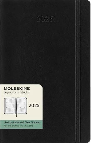 AGENDA  SETMANAL 2025 HORITZONTAL L NEGRA TAPA TOVA | 8056999270469 | MOLESKINE | Llibreria L'Altell - Llibreria Online de Banyoles | Comprar llibres en català i castellà online - Llibreria de Girona