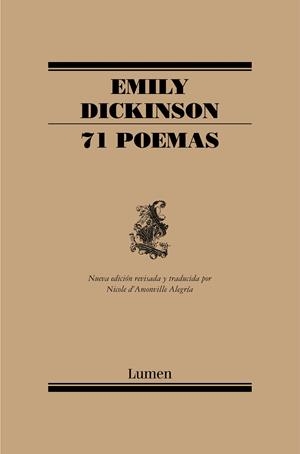 71 POEMAS (NUEVA EDICIÓN REVISADA) | 9788426426956 | DICKINSON, EMILY | Llibreria Online de Banyoles | Comprar llibres en català i castellà online