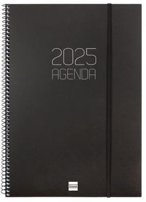AGENDA 2025 OPAQUE E40 1DP NEGRE CAT | 8422952385882 | FINOCAM | Llibreria Online de Banyoles | Comprar llibres en català i castellà online