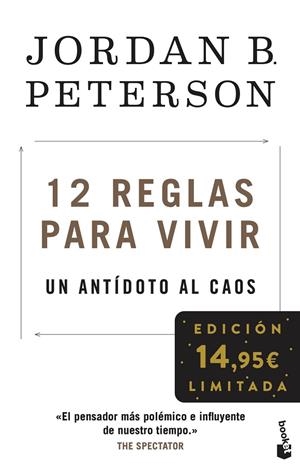 12 REGLAS PARA VIVIR | 9788408293811 | PETERSON, JORDAN B. | Llibreria Online de Banyoles | Comprar llibres en català i castellà online