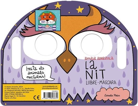 LA NIT. LLIBRE-MÀSCARA | 9788413898834 | ARRAZOLA, AMAIA | Llibreria L'Altell - Llibreria Online de Banyoles | Comprar llibres en català i castellà online - Llibreria de Girona