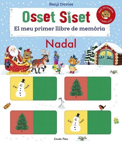 OSSET SISET. EL MEU PRIMER LLIBRE DE MEMÒRIA. NADAL | 9788413898292 | DAVIES, BENJI | Llibreria L'Altell - Llibreria Online de Banyoles | Comprar llibres en català i castellà online - Llibreria de Girona