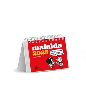 CALENDARI 2025 MAFALDA ESCRIPTORI VERMELL | 9786316544377 | QUINO | Llibreria Online de Banyoles | Comprar llibres en català i castellà online
