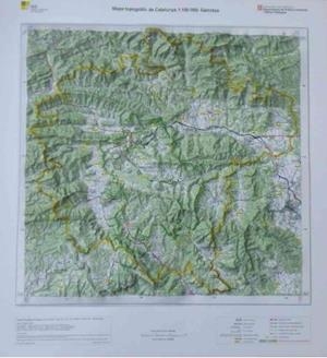 MAPA TOPOGRÀFIC EN RELLEU LA GARROTXA 1:100000 | 8414774327096 | ICGC | Llibreria L'Altell - Llibreria Online de Banyoles | Comprar llibres en català i castellà online - Llibreria de Girona