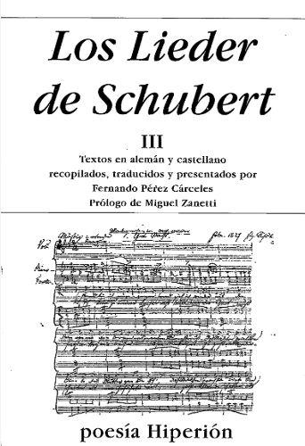 LOS LIEDER DE SCHUBERT III | 9788475178448 | SCHUBERT, FRANZ | Llibreria L'Altell - Llibreria Online de Banyoles | Comprar llibres en català i castellà online - Llibreria de Girona