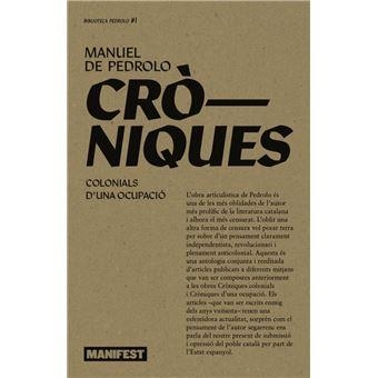 CRONIQUES COLONIALS:CRONIQUES D´UNA OCUPACIO | 9788410344129 | DE PEDROLO, MANUEL | Llibreria L'Altell - Llibreria Online de Banyoles | Comprar llibres en català i castellà online - Llibreria de Girona