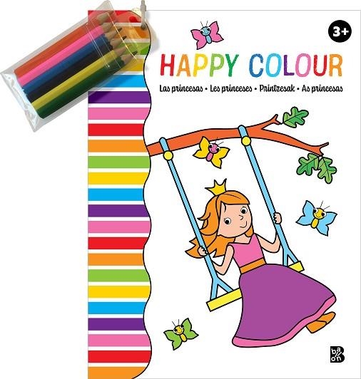 HAPPY COLOUR - LAS PRINCESAS | 9789403228921 | BALLON | Llibreria L'Altell - Llibreria Online de Banyoles | Comprar llibres en català i castellà online - Llibreria de Girona