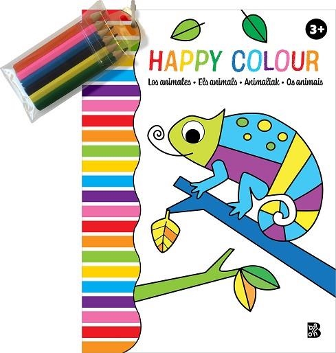HAPPY COLOUR - LOS ANIMALES | 9789403228945 | BALLON | Llibreria L'Altell - Llibreria Online de Banyoles | Comprar llibres en català i castellà online - Llibreria de Girona