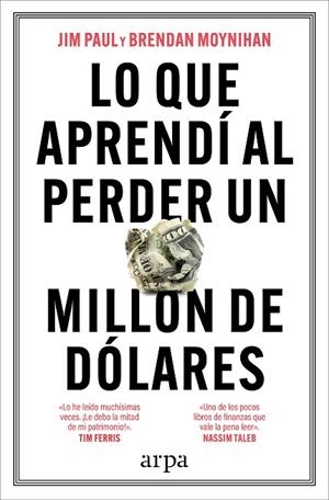 LO QUE APRENDÍ AL PERDER UN MILLÓN DE DÓLARES | 9788410313521 | PAUL, JIM/MOYNIHAN, BRENDAN | Llibreria L'Altell - Llibreria Online de Banyoles | Comprar llibres en català i castellà online - Llibreria de Girona