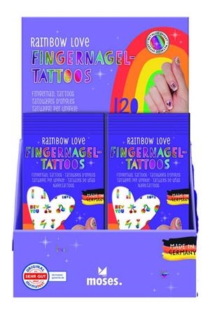 TATUATGES D'UNGLES  RAINBOW LOVE | 4033477251862 | MOSES | Llibreria Online de Banyoles | Comprar llibres en català i castellà online