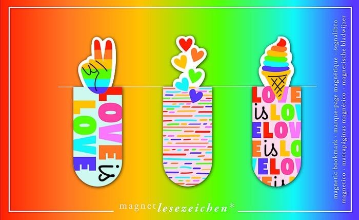 PUNTS DE LLIBRE MAGNÈTICS RAINBOW LOVE | 4033477311818 | MOSES | Llibreria Online de Banyoles | Comprar llibres en català i castellà online