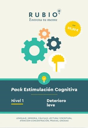 PACK ESTIMULACIÓN COGNITIVA. NIVEL 1 (DETERIORO LEVE) | 9788418964282 | PEDROSA CASADO, BEATRIZ/ENRIQUE RUBIO POLO, SLU | Llibreria Online de Banyoles | Comprar llibres en català i castellà online