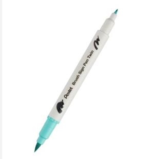 RETOLADOR CAL·LIGRÀFIC DOBLE PUNTA DE PINZELL PENTEL | 4711577072166 | Llibreria Online de Banyoles | Comprar llibres en català i castellà online