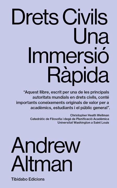 DRETS CIVILS | 9791387633097 | ALTMAN, ANDREW | Llibreria Online de Banyoles | Comprar llibres en català i castellà online