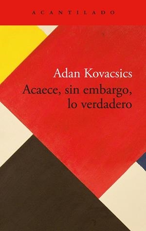 ACAECE, SIN EMBARGO, LO VERDADERO | 9788419958792 | KOVACSICS, ADAN | Llibreria Online de Banyoles | Comprar llibres en català i castellà online