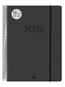 AGENDA 16 MESOS 2025-26 FINOCAM IKON INTERNACIONAL E40 D/P NEGRA | 8422952397519 | FINOCAM | Llibreria L'Altell - Llibreria Online de Banyoles | Comprar llibres en català i castellà online - Llibreria de Girona