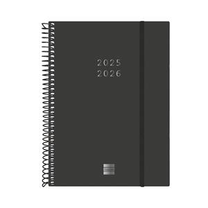 AGENDA 18 MESOS 2025-26 FINOCAM ESPIRAL INTERNACIONAL E10 S/V HORITZONTAL NEGRA | 8422952397427 | FINOCAM | Llibreria Online de Banyoles | Comprar llibres en català i castellà online