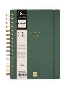 AGENDA 16 MESOS 2025-26 FINOCAM HAIKU E10 S/V HORITZONTAL VERDA | 8422952396826 | FINOCAM | Llibreria Online de Banyoles | Comprar llibres en català i castellà online