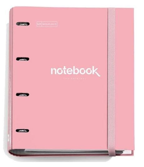 CARPETA 4 ANELLES 35MM AMB BLOC DE LLIBRETA EMOCIONS ROSA | 8422593151006 | Llibreria Online de Banyoles | Comprar llibres en català i castellà online