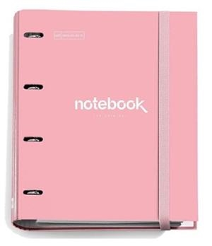 CARPETA 4 ANELLES 35MM AMB BLOC DE LLIBRETA EMOCIONS ROSA | 8422593151006 | Llibreria Online de Banyoles | Comprar llibres en català i castellà online