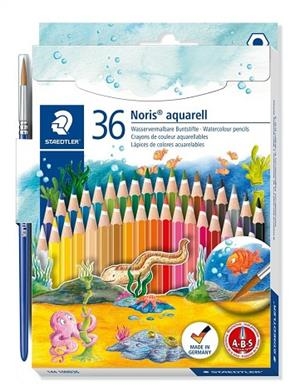 CAPSA DE 36 LLAPIS DE COLORS AQUAREL·LABLES STAEDTLER NORIS | 4007817146101 | STAEDTLER | Llibreria Online de Banyoles | Comprar llibres en català i castellà online