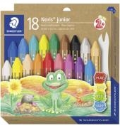 CAPSA DE 18 LLAPIS DE CERA STAEDTLER NORIS JUNIOR | 4007817075142 | STAEDTLER | Llibreria Online de Banyoles | Comprar llibres en català i castellà online