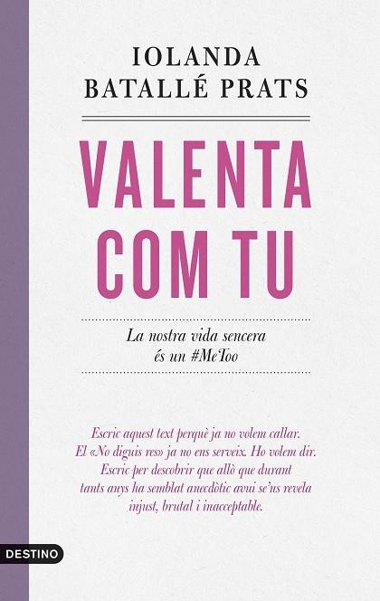 VALENTA COM TU | 9788419734235 | BATALLÉ PRATS, IOLANDA | Llibreria L'Altell - Llibreria Online de Banyoles | Comprar llibres en català i castellà online - Llibreria de Girona