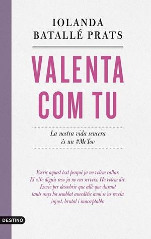 VALENTA COM TU | 9788419734235 | BATALLÉ PRATS, IOLANDA | Llibreria Online de Banyoles | Comprar llibres en català i castellà online
