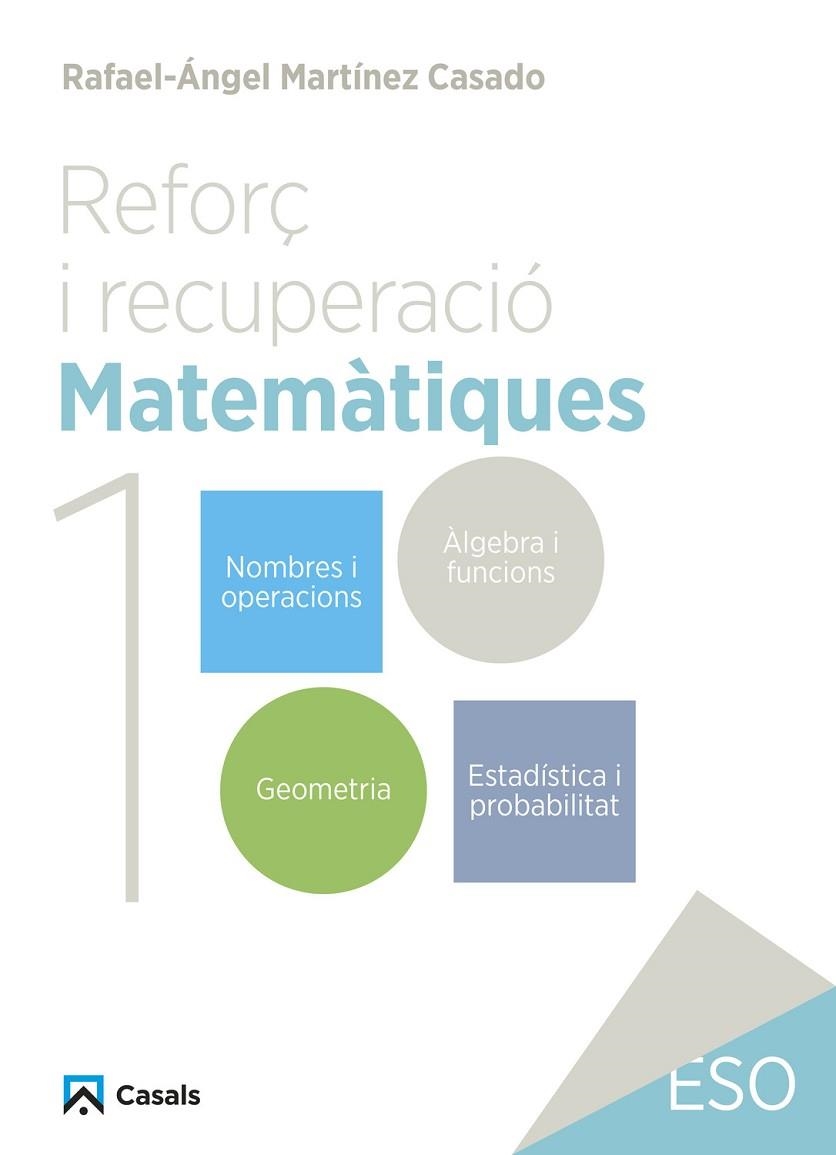 REFORÇ I RECUPERACIÓ. MATEMÀTIQUES 1 | 9788421882986 | MARTÍNEZ CASADO, RAFAEL-ÁNGEL | Llibreria Online de Banyoles | Comprar llibres en català i castellà online