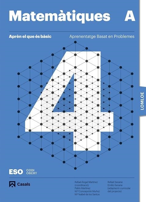 APRÈN EL QUE ÉS BÀSIC. MATEMÀTIQUES 4 A ESO.  LOMLOE | 9788421882085 | VARIOS AUTORES | Llibreria L'Altell - Llibreria Online de Banyoles | Comprar llibres en català i castellà online - Llibreria de Girona
