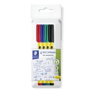 CAPSA DE 4 BOLÍGRAFS PUNTA FINA DRY SAFE STAEDTLER NORIS | 4007817164648 | STAEDTLER | Llibreria Online de Banyoles | Comprar llibres en català i castellà online
