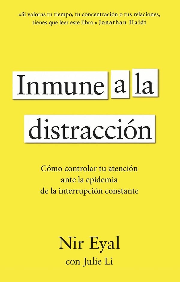 INMUNE A LA DISTRACCIÓN | 9788411003933 | EYAL, NIR | Llibreria Online de Banyoles | Comprar llibres en català i castellà online