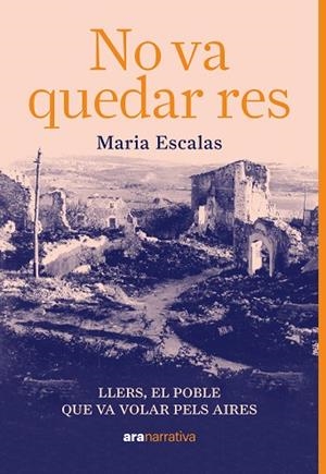 NO VA QUEDAR RES | 9788411731126 | ESCALAS BERNAT, MARIA | Llibreria Online de Banyoles | Comprar llibres en català i castellà online