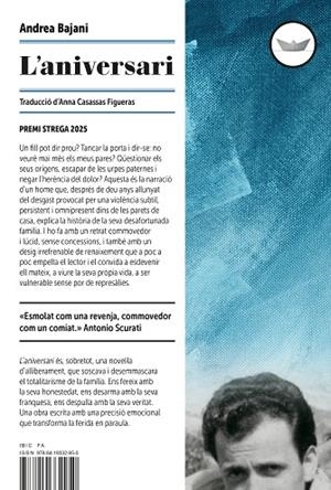 ANIVERSARI, L' | 9788419332950 | BAJANI, ANDREA | Llibreria L'Altell - Llibreria Online de Banyoles | Comprar llibres en català i castellà online - Llibreria de Girona