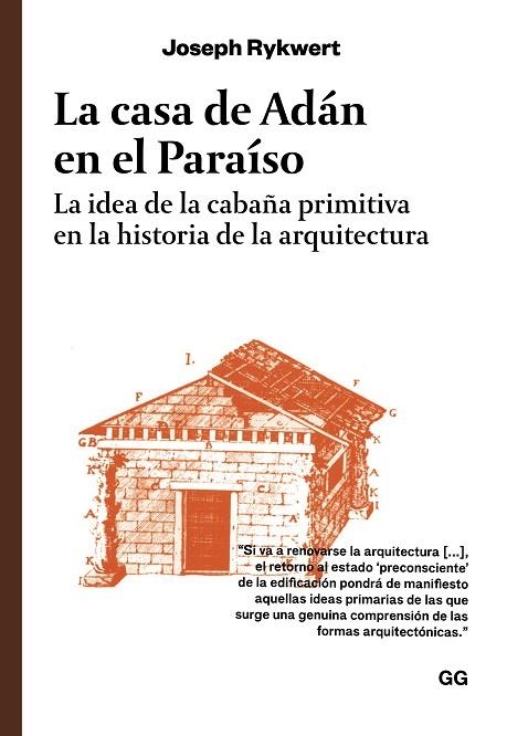 LA CASA DE ADÁN EN EL PARAÍSO | 9788425235993 | RYKWERT, JOSEPH | Llibreria L'Altell - Llibreria Online de Banyoles | Comprar llibres en català i castellà online - Llibreria de Girona
